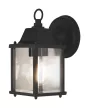 LEDVANCE Endura LANTERN fali lámpa kültéri fekete, IP23, E27 foglalat, 225mm magas