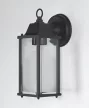LEDVANCE Endura LANTERN fali lámpa kültéri fekete, IP23, E27 foglalat, 293mm magas