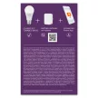 LEDVANCE SMART+ LED izzó, okos Zigbee, 9W, 2700K, E27 foglalat, 806lm, 110mm hosszú