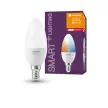 LEDVANCE SMART+ LED gyertya izzó, okos Zigbee, 5W, 2700K, E14 foglalat, 470lm, meleg fehér
