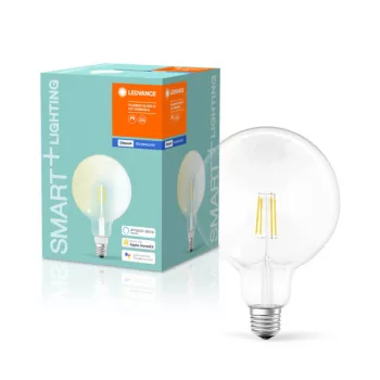 LEDVANCE SMART+ LED gömb izzó, okos Bluetooth, filament, 6W, 2700K, E27 foglalat, 806lm