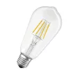 LEDVANCE SMART+ LED izzó, okos Bluetooth, filament, 6W, 2700K, E27 foglalat, 806lm, 64mm átmérő