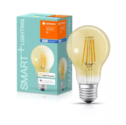 LEDVANCE SMART+ LED izzó, okos Bluetooth, filament, 6W, 2400K, E27 foglalat, 725lm, 60mm átmérő