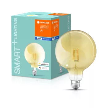 LEDVANCE SMART+ LED gömb izzó, okos Bluetooth, filament, 6W, 2400K, E27 foglalat, 725lm