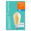 LEDVANCE SMART+ LED izzó, okos Bluetooth, filament, 6W, 2400K, E27 foglalat, 725lm, 64mm átmérő