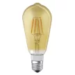 LEDVANCE SMART+ LED izzó, okos Bluetooth, filament, 6W, 2400K, E27 foglalat, 725lm, 64mm átmérő