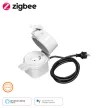 LEDVANCE SMART+ Zigbee kültéri okos dugalj, IP44 védettséggel, hangvezérelhető, 100mm széles