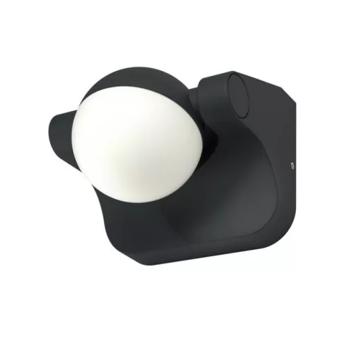 LEDVANCE Endura SPHERE fali lámpa kültéri sötétszürke, 8W, 3000K, IP44, 600lm, LED modul