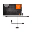 LEDVANCE mennyezeti lámpa beltéri fekete, IP20 védelem, E27 foglalat, 510mm magas