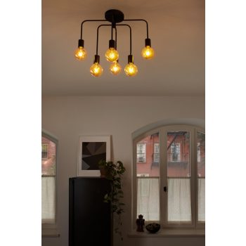 LEDVANCE mennyezeti lámpa beltéri fekete, IP20 védelem, E27 foglalat, 425mm magas