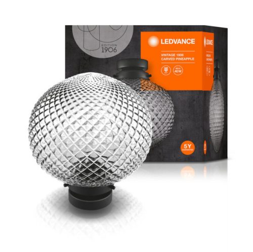 LEDVANCE mennyezeti lámpa beltéri, IP20 védelem, E27 foglalat, üveg ház, 265mm magas