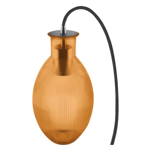 LEDVANCE asztali lámpa beltéri, IP20, E27 foglalat, Carved TABLE GRAPE Glass Orange