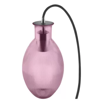 LEDVANCE asztali lámpa beltéri, IP20, E27 foglalat, Carved TABLE GRAPE Glass Pink