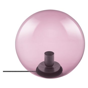 LEDVANCE asztali lámpa beltéri, IP20, 250x245mm, E27 foglalat, Bubble TABLE 250x245 Glass Pink