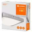 LEDVANCE mennyezeti lámpa beltéri szürke, 14W, 3000K, IP20, 220x220mm, 750lm, LED modul