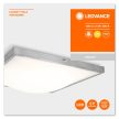 LEDVANCE mennyezeti lámpa beltéri szürke, 24W, 3000K, IP20, 400x400mm, 1520lm, LED modul