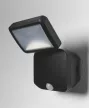 LEDVANCE LED fényvető kültéri fekete, szenzoros, 4W, 4000K, IP54, 260lm, LED modul