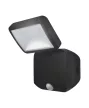 LEDVANCE LED fényvető kültéri fekete, szenzoros, 4W, 4000K, IP54, 260lm, LED modul