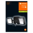 LEDVANCE LED fényvető kültéri fekete, szenzoros, 10W, 4000K, IP54, 480lm, LED modul
