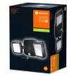 LEDVANCE LED fényvető kültéri fekete, szenzoros, 10W, 4000K, IP54, 480lm, LED modul
