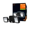 LEDVANCE LED fényvető kültéri fekete, szenzoros, 10W, 4000K, IP54, 480lm, LED modul