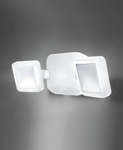 LEDVANCE Battery LED Spotlight Double White, kültéri, fehér LED SPOT reflektor fény- és mozgásérzékelővel, 10 W, foglalat: LED modul, IP54 védelem, 4000 K színhőmérséklet, 480lm fényerő, 2 év garancia, 4058075227408