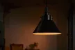 LEDVANCE Vintage 1906 Cone beltéri lámpaernyő fekete/arany, 219mm átmérő, retro stílusú