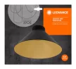 LEDVANCE Vintage 1906 Cone beltéri lámpaernyő fekete/arany, 219mm átmérő, retro stílusú
