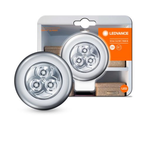 LEDVANCE LED lámpa beltéri ezüst, 0,23W, 7000K, IP20 védelem, 10lm, LED modul, 68mm