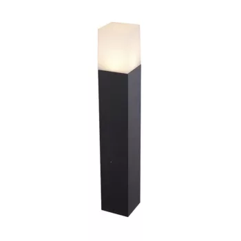 LEDVANCE Bollard oszloplámpa kültéri fekete Sq, IP54 védelem, GU10 foglalat, 500mm magas