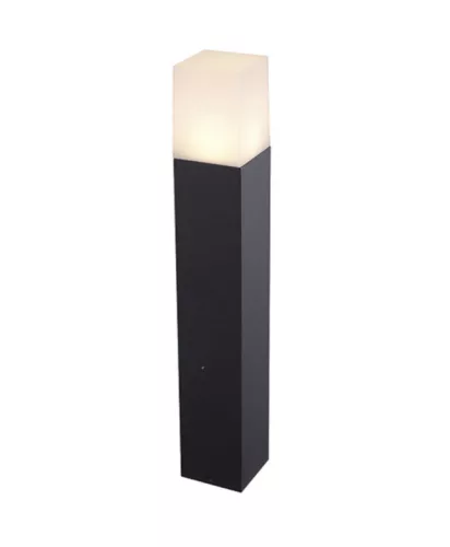 LEDVANCE Bollard oszloplámpa kültéri fekete Sq, IP54 védelem, GU10 foglalat, 500mm magas