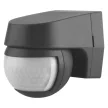 LEDVANCE Sensor Wall fény- és mozgásérzékelő kültéri sötétszürke, IP44, 110° érzékelés