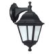 LEDVANCE ECO CLASS LANTERN CLASSIC E27 SIDE DOWN ALU BK, kültéri, fekete fali lámpa lefele, foglalat: E27, IP44 védelem, 4058075251489