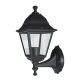 LEDVANCE ECO CLASS LANTERN CLASSIC E27 SIDE UP ALU BK, kültéri, fekete fali lámpa felfele, foglalat: E27, IP44 védelem, 4058075251502