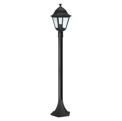 LEDVANCE Eco Class Lantern oszloplámpa kültéri fekete, IP44, E27 foglalat, alumínium ház