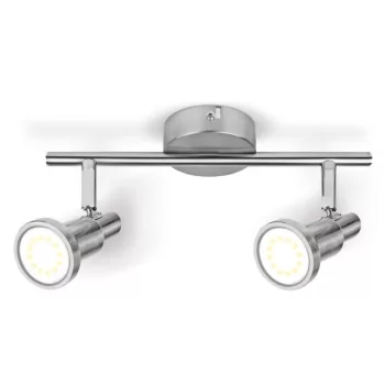 LEDVANCE LED spot mennyezeti lámpa beltéri szürke, 2x3W, 2700K, IP20, GU10 foglalat, 240lm