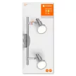 LEDVANCE LED spot mennyezeti lámpa beltéri szürke, 2x3W, 2700K, IP20, GU10 foglalat, 240lm