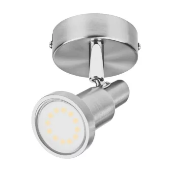 LEDVANCE LED spot mennyezeti/fali beltéri szürke, 3W, 2700K, IP20, GU10 foglalat, 240lm