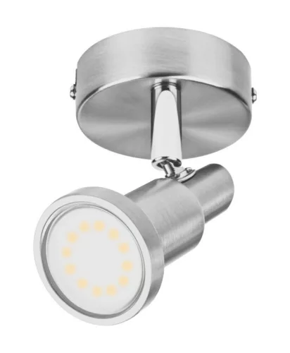 LEDVANCE LED spot mennyezeti/fali beltéri szürke, 3W, 2700K, IP20, GU10 foglalat, 240lm