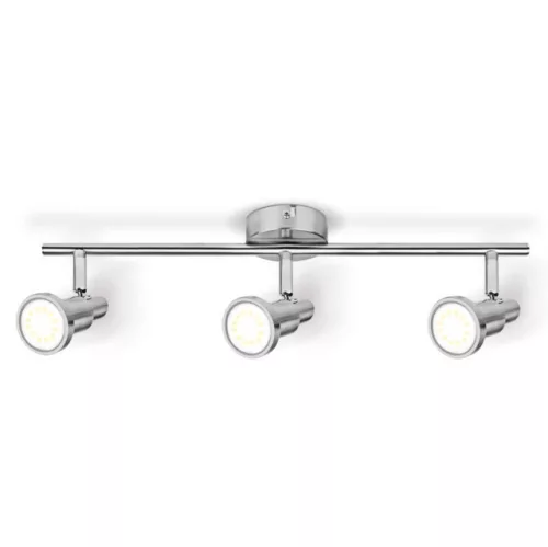 LEDVANCE LED spot mennyezeti lámpa beltéri szürke, 3x3W, 2700K, IP20, GU10 foglalat, 720lm