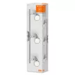 LEDVANCE LED spot mennyezeti lámpa beltéri szürke, 3x3W, 2700K, IP20, GU10 foglalat, 720lm