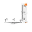 LEDVANCE LED spot mennyezeti lámpa beltéri szürke, 3x3W, 2700K, IP20, GU10 foglalat, 720lm