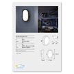 LEDVANCE LED BULKHEAD 6W 4000K White, kültéri, fehér Por- és páramentes fali lámpa, 5.5 W, foglalat: LED modul, IP54 védelem, 4000 K színhőmérséklet, 450 lm fényerő, 3 év garancia 4058075271586