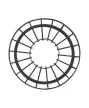 LEDVANCE Vintage 1906 Cage beltéri lámpaernyő fekete, 239mm átmérő, retro stílusú