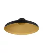 LEDVANCE Vintage 1906 Radar beltéri lámpaernyő fekete/arany, 140mm átmérő, retro stílusú