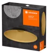 LEDVANCE Vintage 1906 Radar beltéri lámpaernyő fekete/arany, 140mm átmérő, retro stílusú