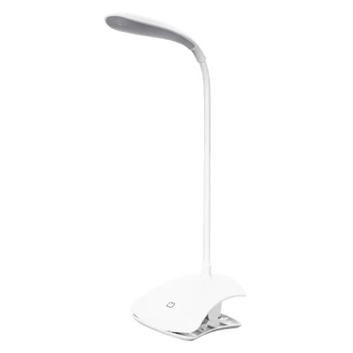 LEDVANCE PANAN® Clip beltéri asztali lámpa fehér színben, 185 lm fényerő, 5 W, 30000 h, IP20 védelemmel, 5 V DC, 3000 K, 4058075321243
