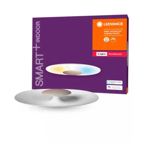 LEDVANCE SMART+ Tibea Ceiling mennyezeti lámpa beltéri fehér, okos Zigbee, 22W, 2700-6500K