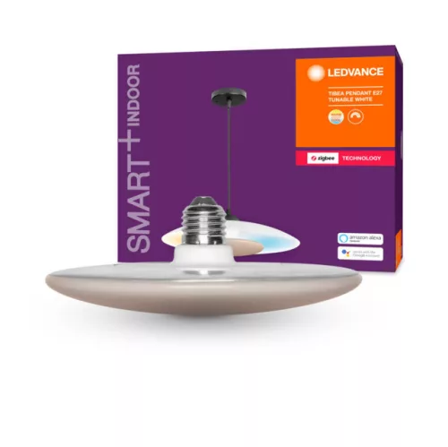 LEDVANCE SMART+ Tibea Pendant függesztett lámpa fehér, okos Zigbee, 22W, 2700-6500K, IP20