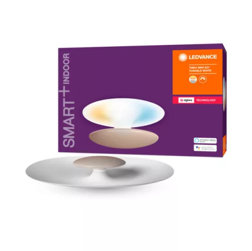 LEDVANCE SMART+ Tibea MINI mennyezeti lámpa beltéri fehér, okos Zigbee, 22W, 2700-6500K